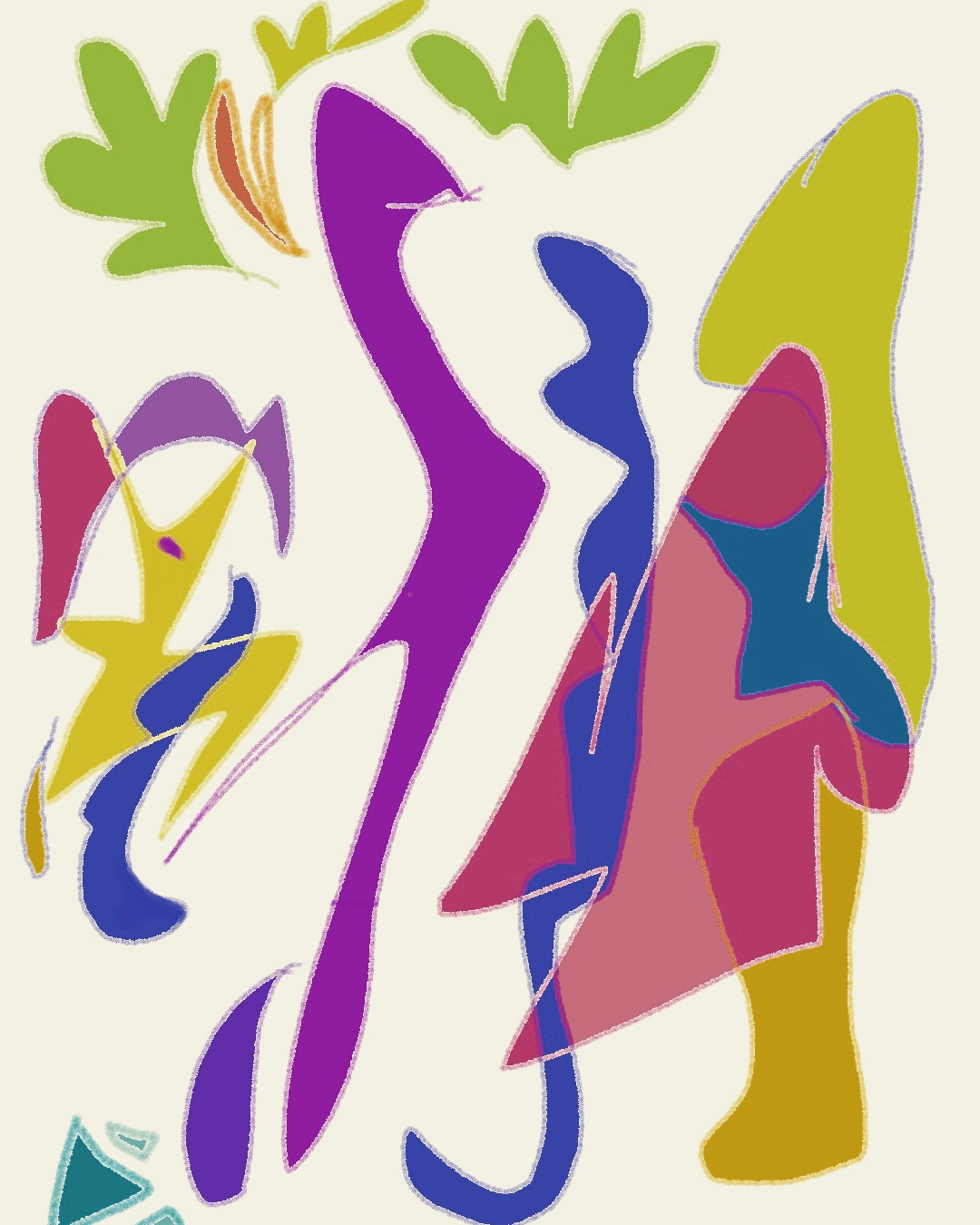 Mommy elephant and puppy