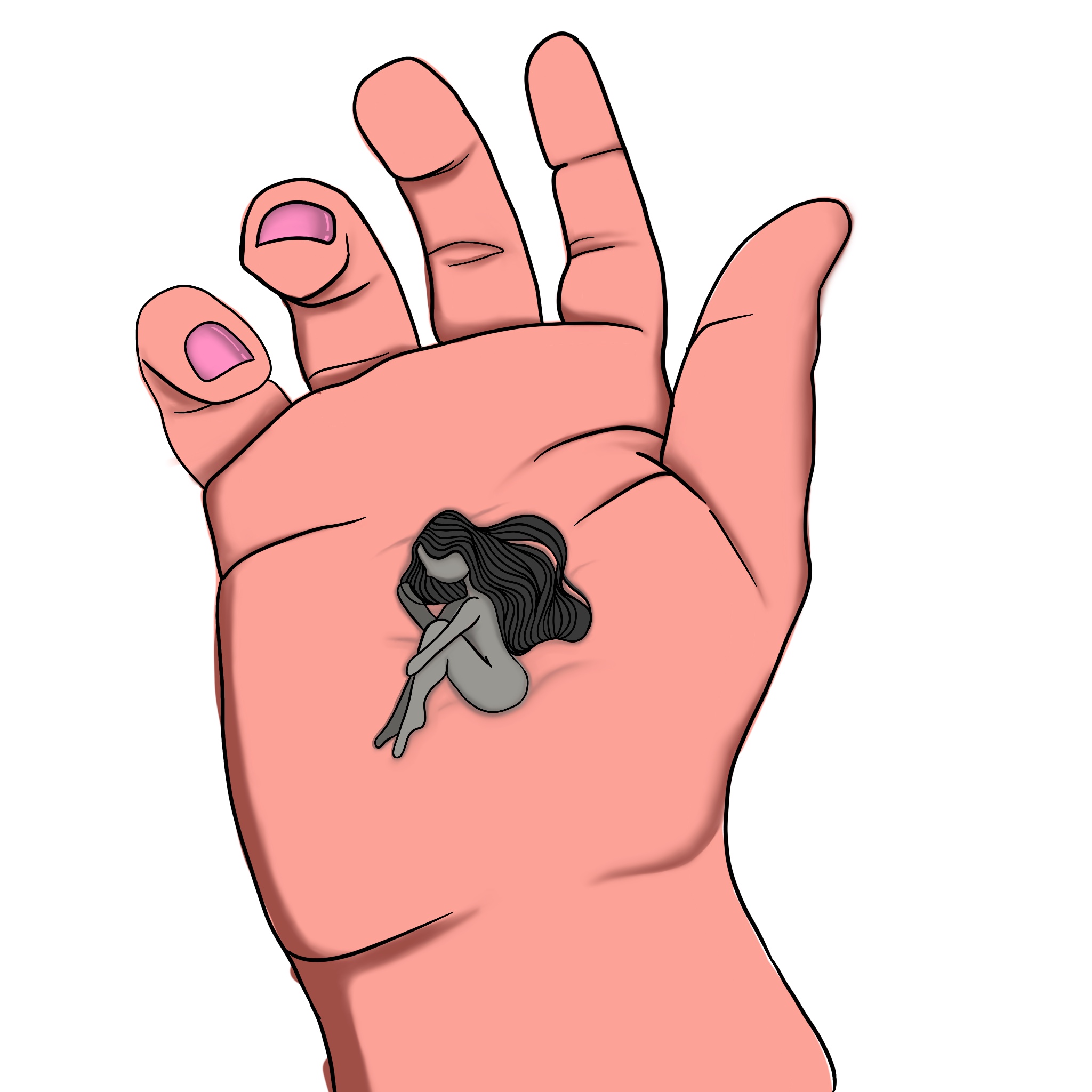 I wanted to show that you are in control of your mental state and that you know what’s best for you.