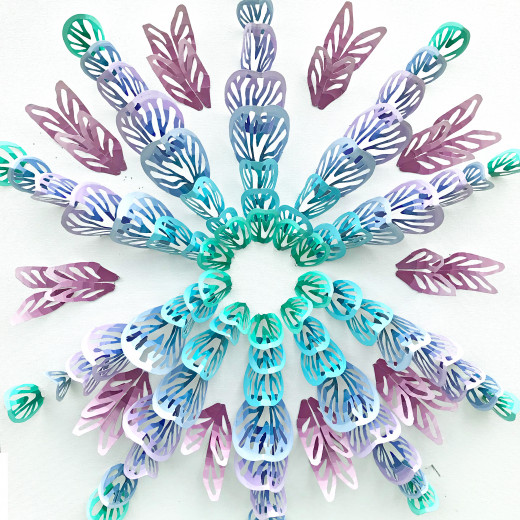 Mixed Media Canvas. Acrylic Paint on A1 Canvas.