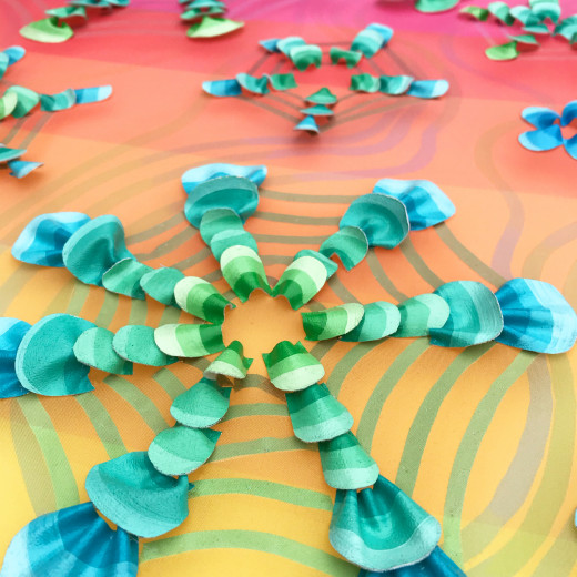 Bio-morphing Mood University Project (Mixed Media)